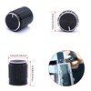 Taiss/ 10pcs Black Metal 6 mm Knurled Shaft Insert Dia.