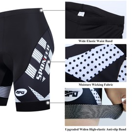 Bicycle Shorts Man Gift for Cycling Enthusiasts Rowing Wear Biking Trails Riding Clothing US S White Black