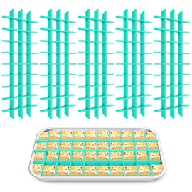 5 Sets Freeze Dryer Tray Dividers, AHIER Non-Stick Silicone Freeze Dryer Accessories Compatible with Harvest Right Freeze Dryer, Candy Tray Dividers(Blue)