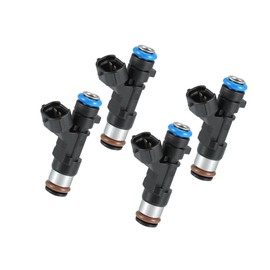 Motoforti Fuel Injector No.16600-JA00B/16600-JA000 Fuel Injection Nozzle for Nissan Altima 09-13 2.5L for Nissan Altima COUPE 09-12 3.5L Black (Pack of 4) Long-lasting