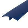 Outwater Plastic T-molding 1-1/2 Inch Royal Navy Blue Flexible Polyethylene