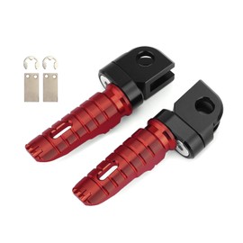 Artudatech Front Footrest Foot Pegs for Kawasaki Z300 Z400 Z800 Z650 Z900 Z1000 NINJA 650 Motorcycle Red