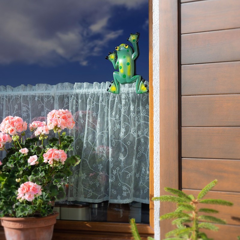 KADAX Frog Thermometer, Thermometer with Suction Cups, Weatherproof Window Thermometer