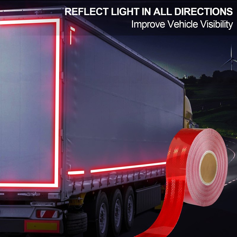 XFXIA Reflective Tape, Waterproof Self Adhesive Dot Reflective Tape Outdoor