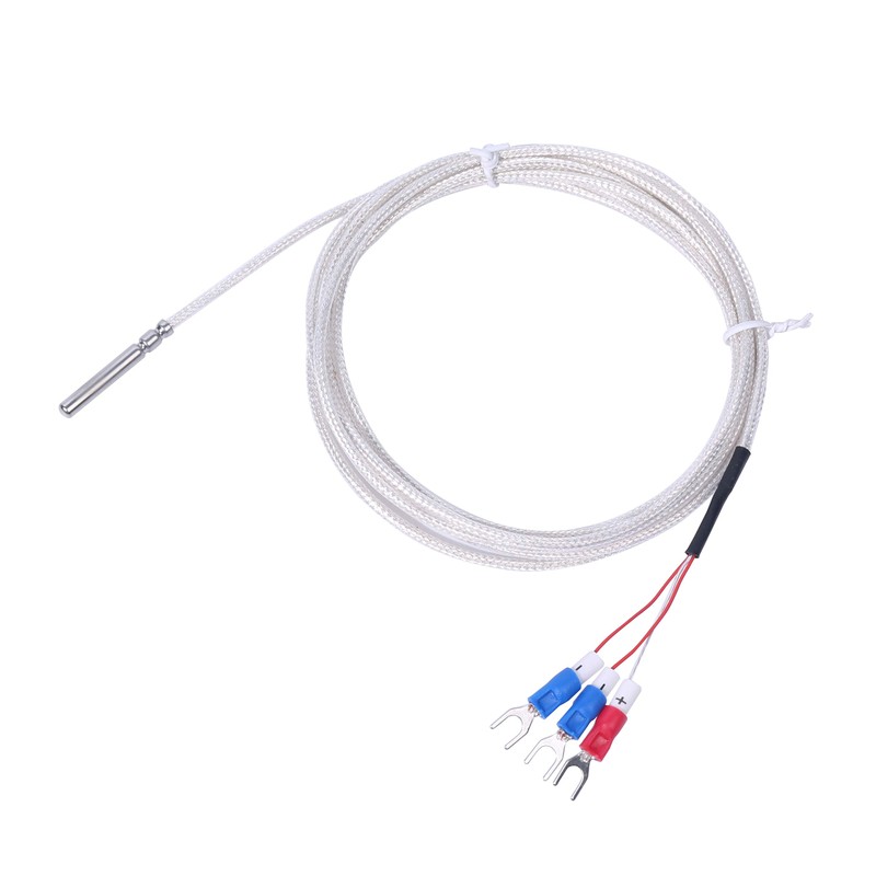 RTD Pt100 Temperature Sensor Probe, Jaybva Waterproof Stainless Steel Thermistor