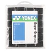 YONEX Super Schwarz Overgrip (Pack of 12) - Black, One