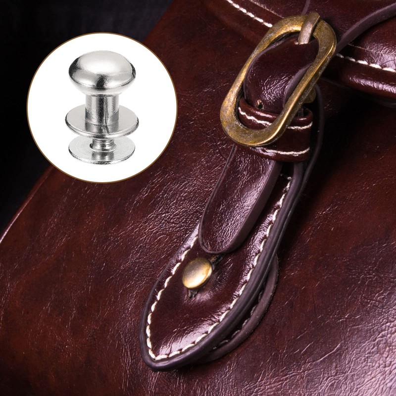 sourcing map 8 mm Ball Head Bolt Rivets Screws Back