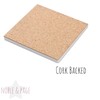Ceramic Coasters - Handprinted 10x10cm Cute Teddy Bear Design -