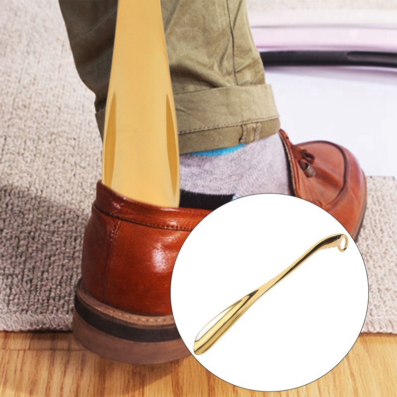 Shoe Horn Aluminum Alloy Long Durable Wavy Handle Shoes Convenient