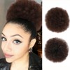 nevermindyrhead Dark Brown Afro Puff Drawstring Ponytail Hair Extension for