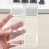 Transparent Square Door Stopper Wall Protector Set - 6-Piece Soft