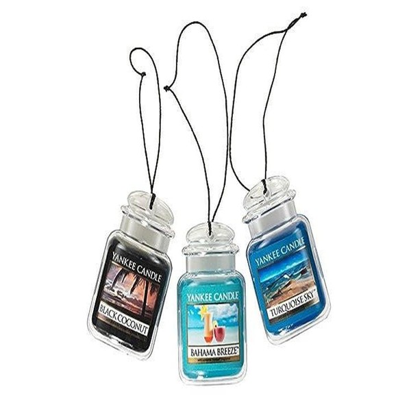 Yankee Candle Car Air Fresheners, Hanging Car Jar® Ultimate 3-Pack,