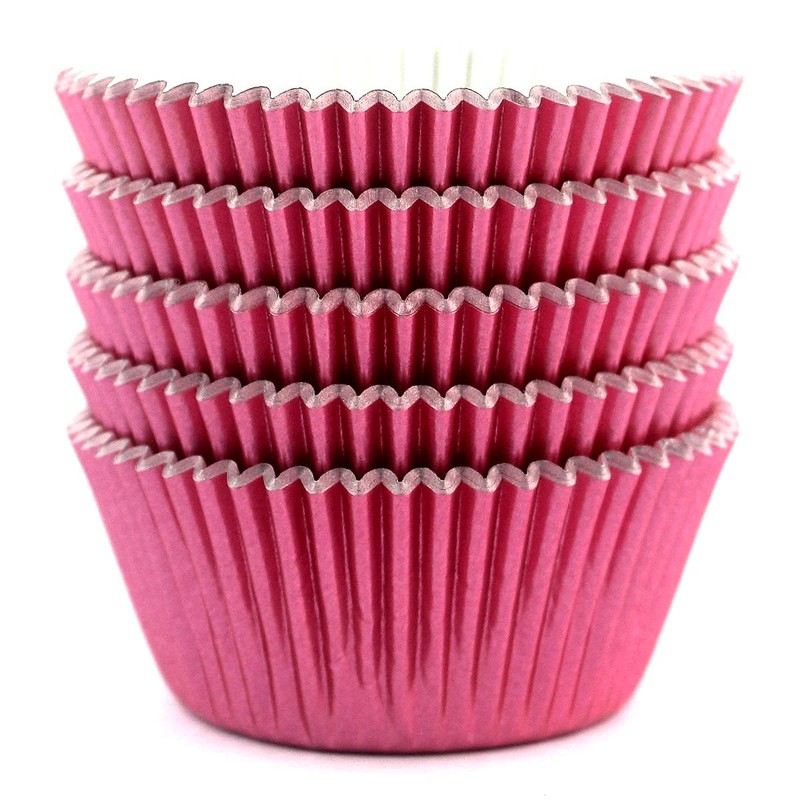 Eoonfirst Foil Cupcake Liners Valentine's Day Baking Cups 100 Pcs