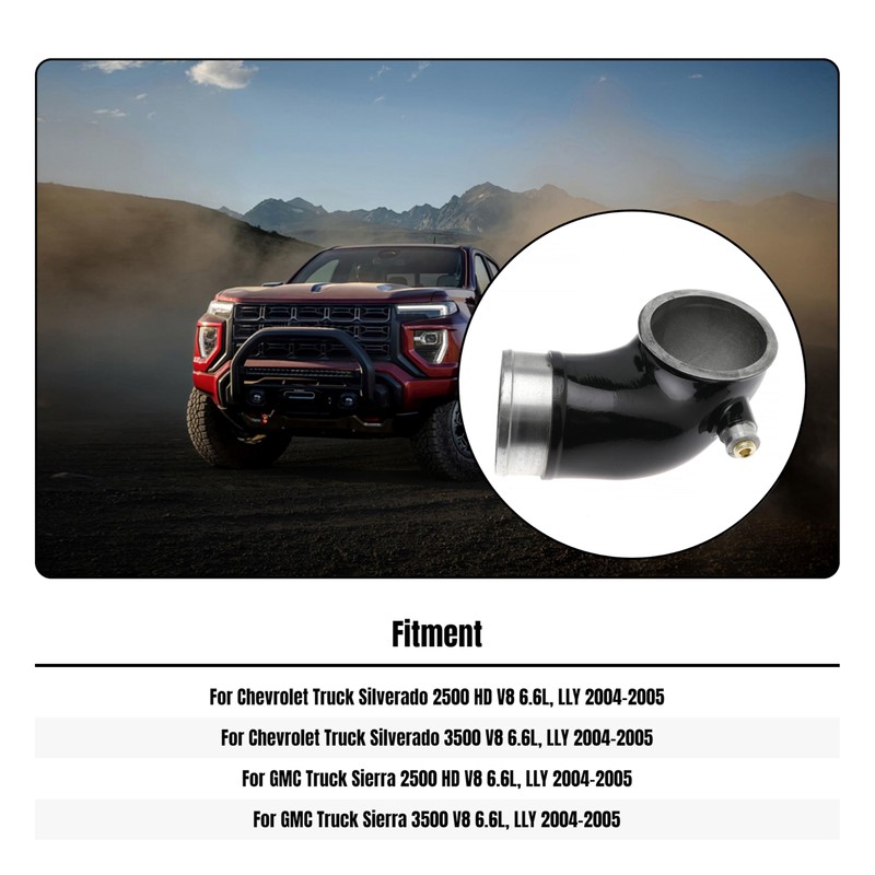 LLY Turbo Mouthpiece 6.6 Inlet Manifold Intake Elbow for Chevy