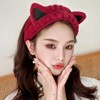 4-Piece Plush Cat Ear Headband, Cute, Soft and Comfortable, Women