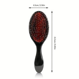 Scalp Massager Hair Brush, Hairdressing Detangling Comb, Salon Hairbrush, Heatless Haircare & Styling Tool, Hair Brush for Curl Hair Detailing, Christmas Gift - Color: White, Specification: one-size