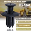 Rexka 30pcs Splash Shield Fender Liner Retainer Clips Rivet for