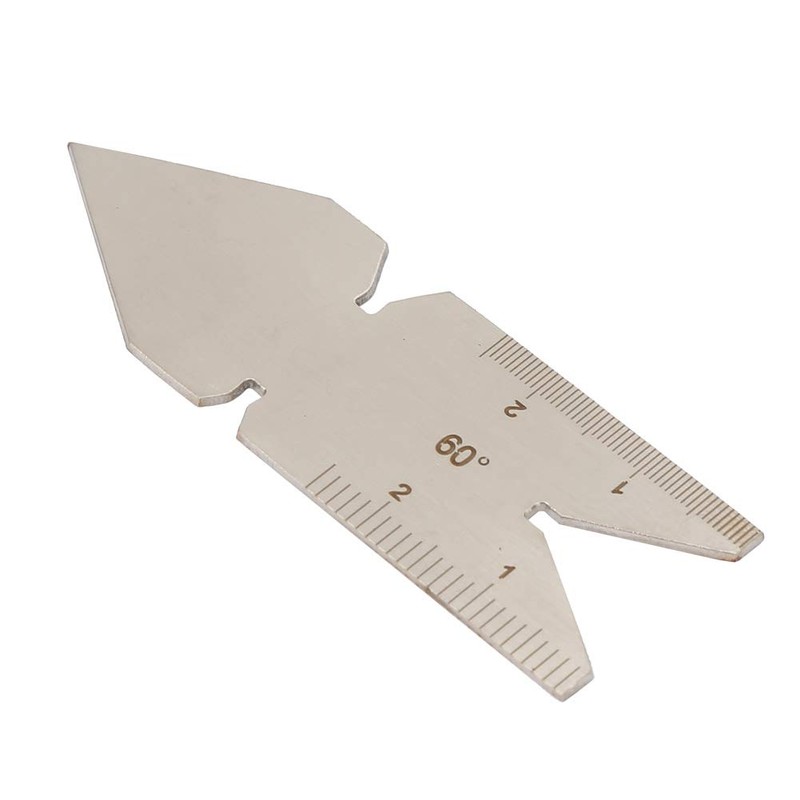 Center Fishtail Gauge Stainless Steel Thread Pitch Gauge Thread Pitch