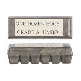 1:12 Scale 2 Pc Egg Cartons Set #Fa54112