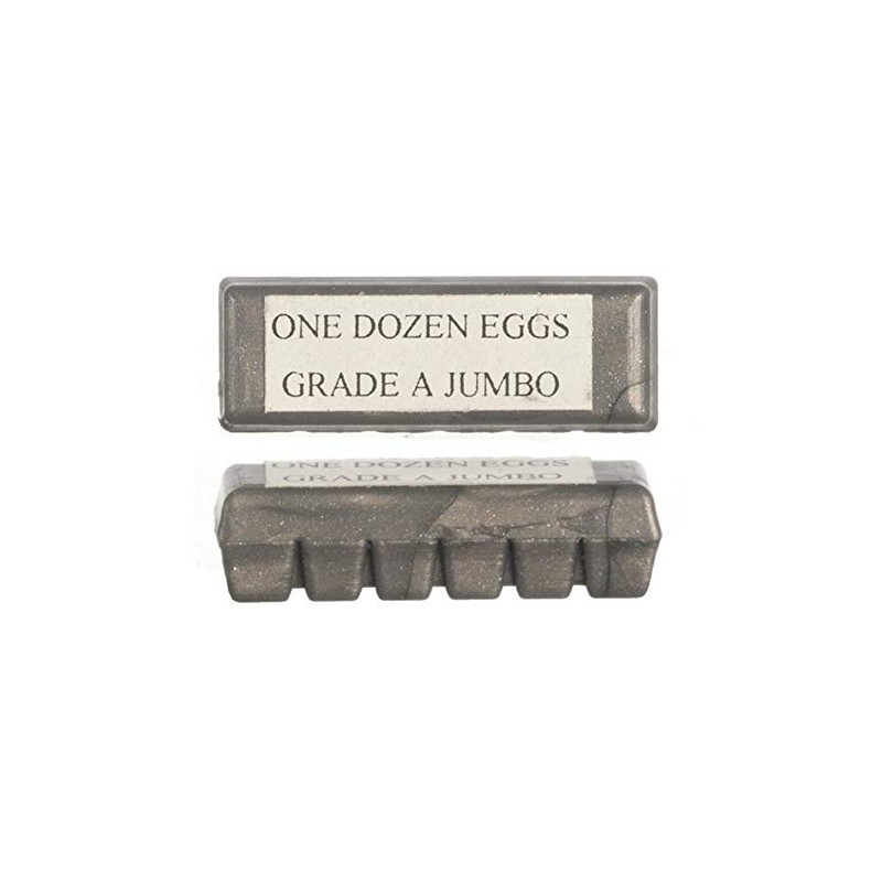 1:12 Scale 2 Pc Egg Cartons Set #Fa54112