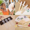 Pack of 12 White Hand Fan Sturdy Hand Fan Foldable