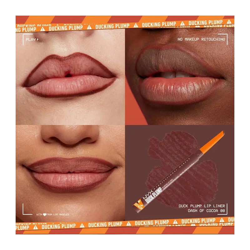 NYX Professional Makeup Duck Plump Lip Pencil Dash Of Cocoa