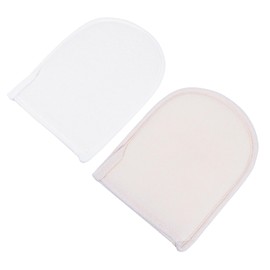WOONEKY 2Pcs Exfoliating Loofah Gloves Dual Sided Bath Mitts for Deep Skin Care Gentle Exfoliation Refreshing Shower Experience for All Skin Types