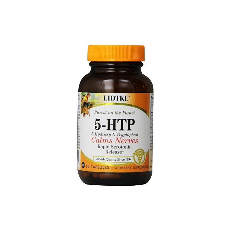Lidtke Technologies Diet Supplement 5- HTP Capsules, 60 Count