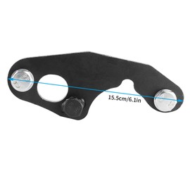 Exhaust Manifold Bolt Repair Kit Securely Eliminates Leaks for GM 4.8 5.3 6.0 6.2L Engines Bracket Steel Black