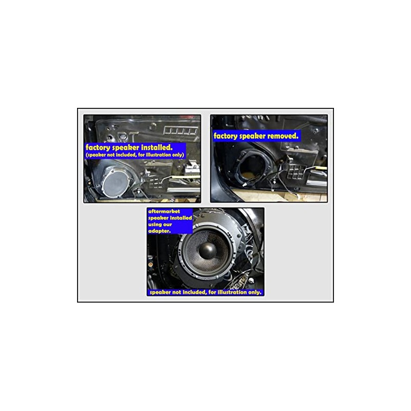 Universal 6"x9" 6x9 to 6 1/2" 6.5" Speaker Adapter Spacer