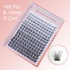 2 Boxes Natural Wispy Cluster Eyelashes Set C02 DIY Lash