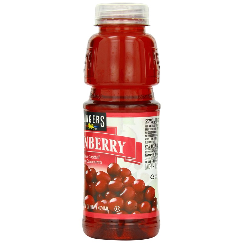 Langers Cranberry Juice Cocktail, 15.2 Fl Oz (Pack of 12)