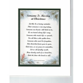 Genie's Poems - Christmas Memorial- Christmas Remembrance Poem - Christmas Sympathy Poem -
