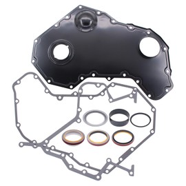 ApplianPar Timing Gear Housing Front Case Cover Gasket Set for Dodge Ram 2500 3500 5.9L for Cummins 12V 1994-1998