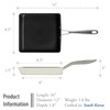 ValenCera TeChef Collection | Ceramic Nonstick Egg Frying Pan, Nontoxic