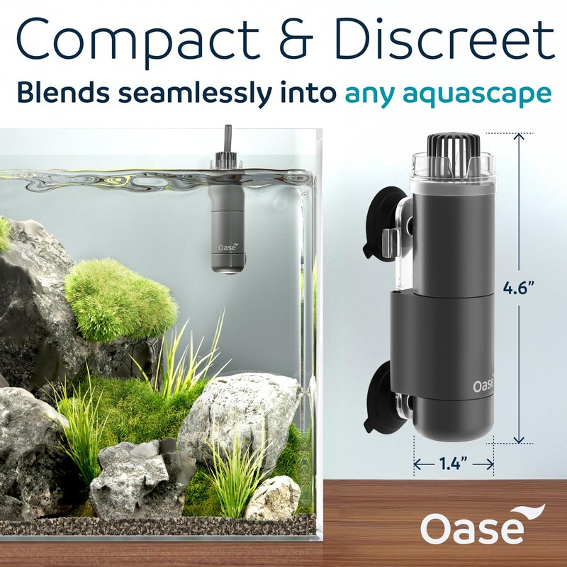 OASE CrystalSkim 350 Surface Skimmer for Freshwater and Marine Aquariums