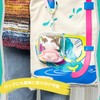 Town Wave Plush Case, Carrying Bag, Sewn Pouch, Decorative, Outing,
