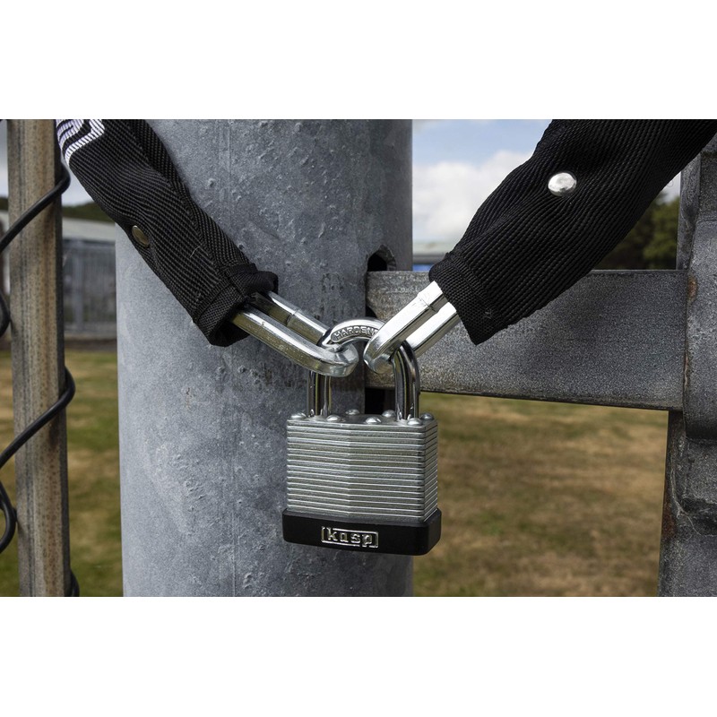 C.K K4506130A Chain 6x850mm & Padlock K13040, Multicolour