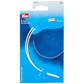 Prym Women's 991807 Bra Underwires, White, 18.5 x 11.0 0.3 cm UK