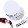 PRETYZOOM 20PCS Aluminum Foil Wine Pouring Disc Flexible Drip Stop