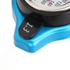 Aluminum Alloy Radiator Cap Temperature Gauge Leakproof Universal Car (Little