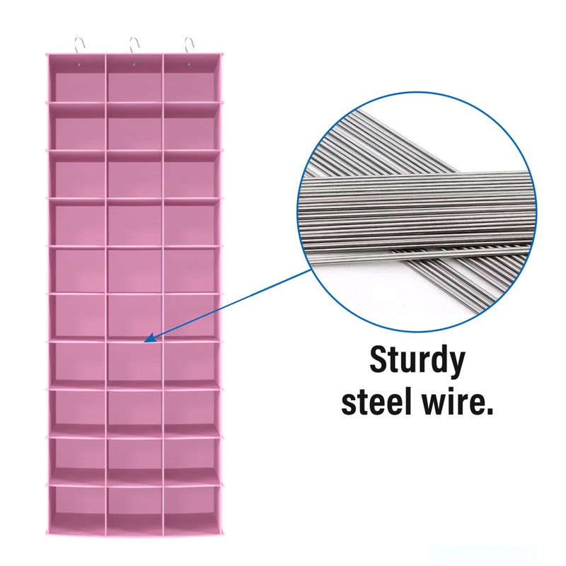 Libeder Hanging Closet Organizers 30 Section Shoe Shelves, Shoe Storage