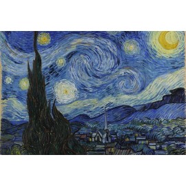 VINCENT VAN GOGH'S STARRY NIGHT REPRINT 4x6 GLOSSY PRINTED POSTCARD