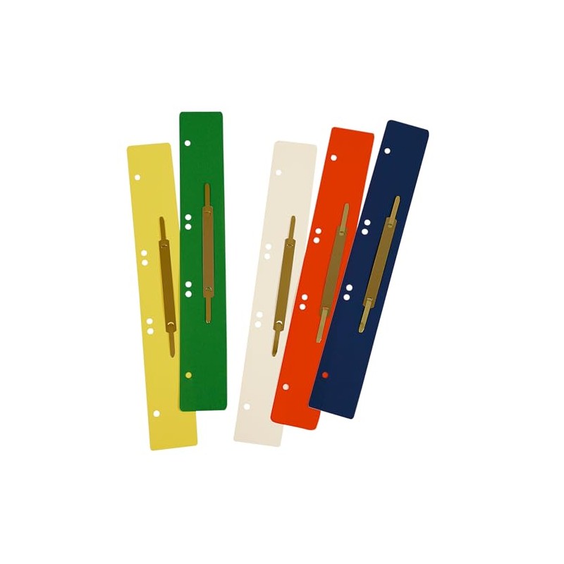 Soennecken Filing Strips 3162 Long Metal Cover Coloured Pack of
