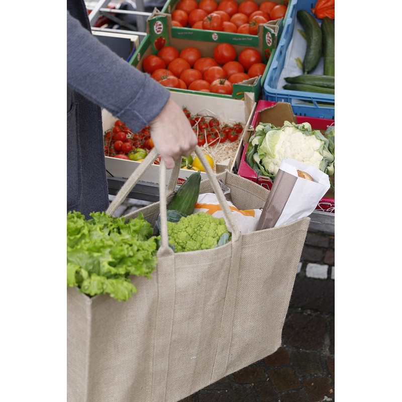 La Cordeline SACJBPFNA Multifunctional Jute Bag, Natural Colour, 55.0 x