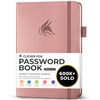 Clever Fox Password Book with alphabetical tabs. Internet Address Organizer