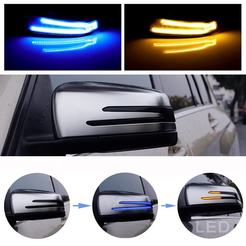 Kakulkomen Led Dynamic Turn Signal Light Side Mirror Blinker Sequential