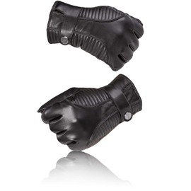 PEARLWOOD Britt Men's Touchscreen Gloves Made of Sheepskin Leather