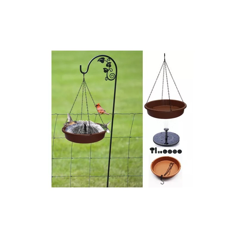 Generic Fuentes De Baño Para Pájaros P Solar, Cuenco De