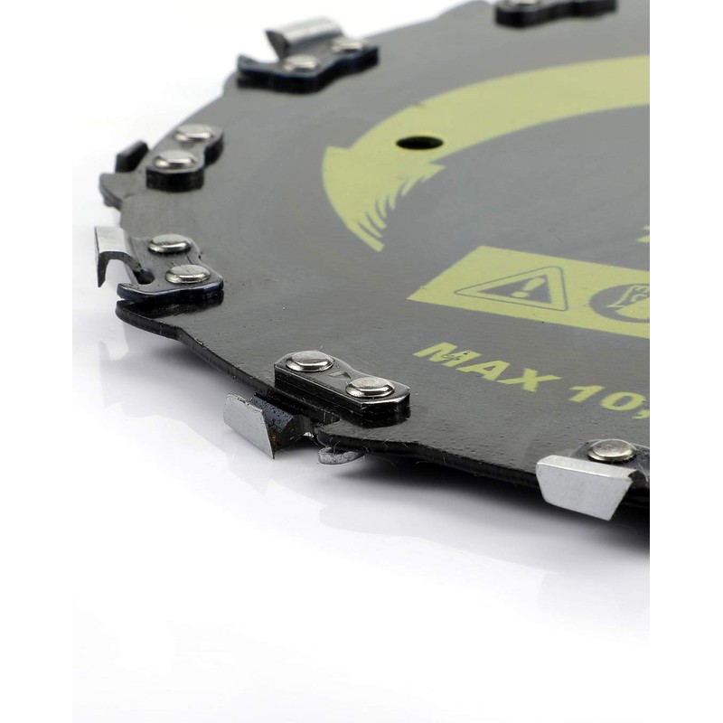 BlueNatHxRPR 9" Chainsaw Brush Cutter Blade 20 Teeth with Adapter